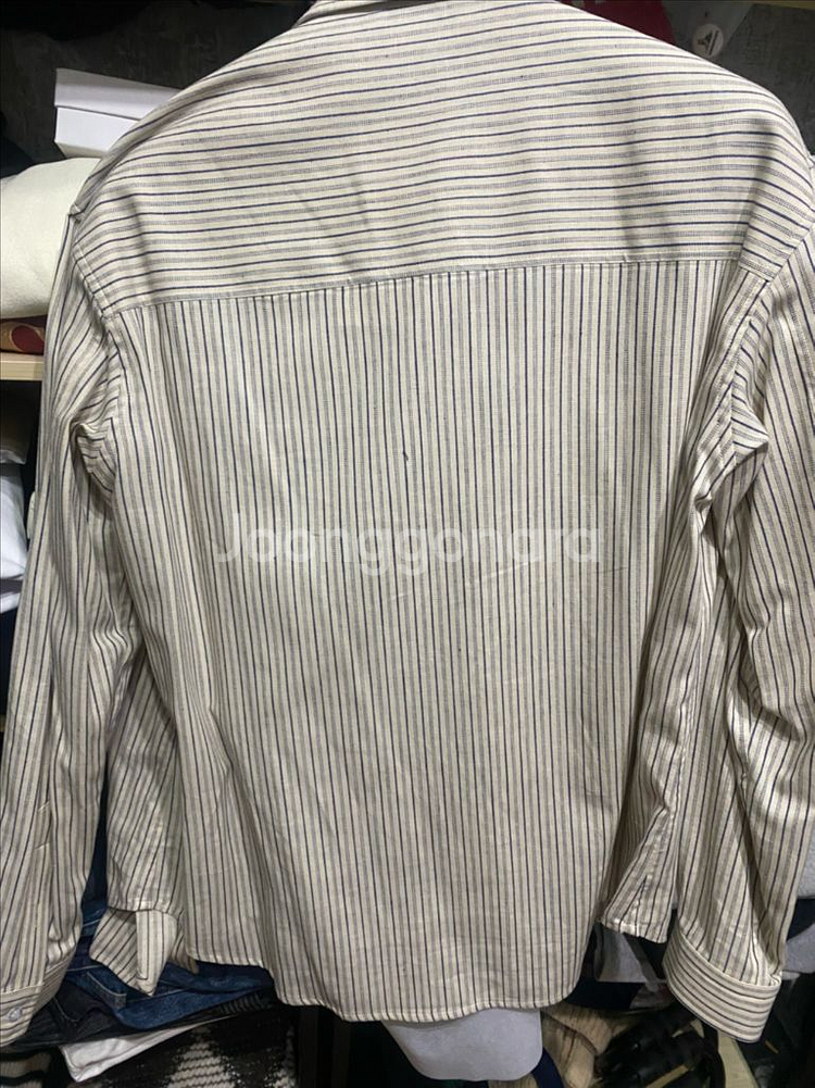 STU 스트라이프셔츠 블루 M--5