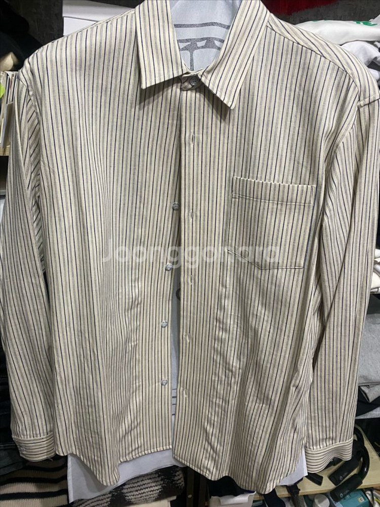 STU 스트라이프셔츠 블루 M--0