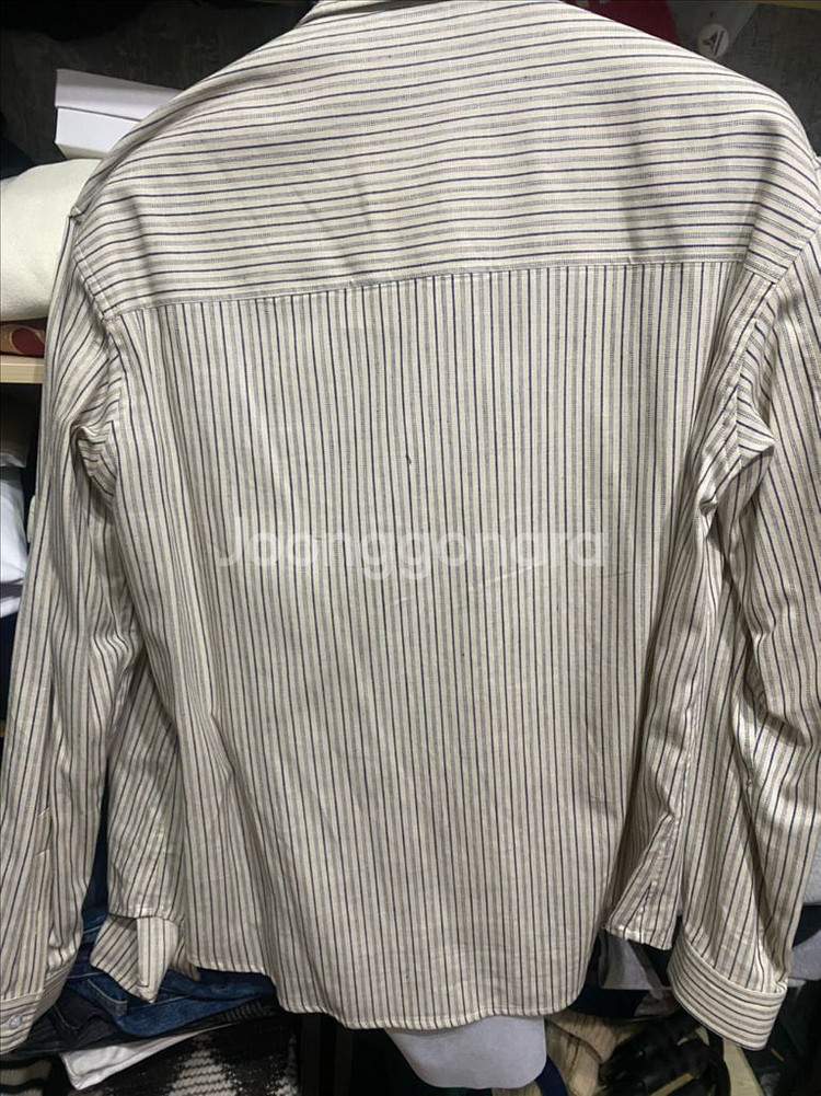 STU 스트라이프셔츠 블루 M--1