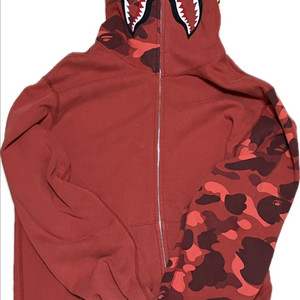 BAPE 베이프 적계 후드집업 XL