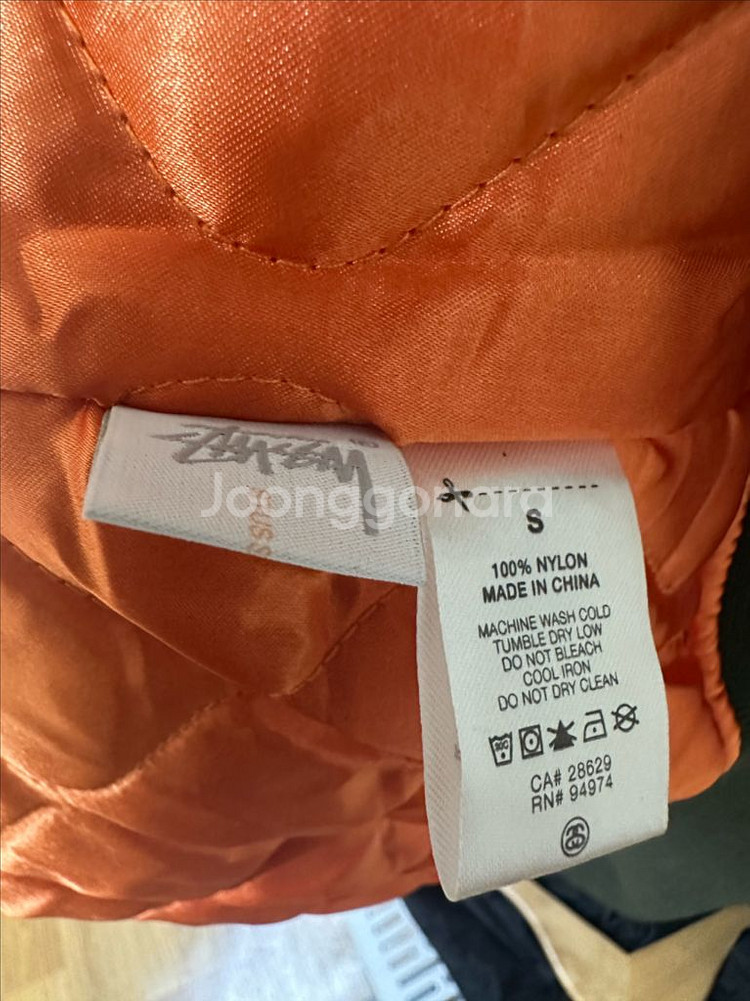 스투시 마원 MA1 자켓 올리브 새제품--7