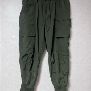 Y-3 카키 카고 조거 팬츠
