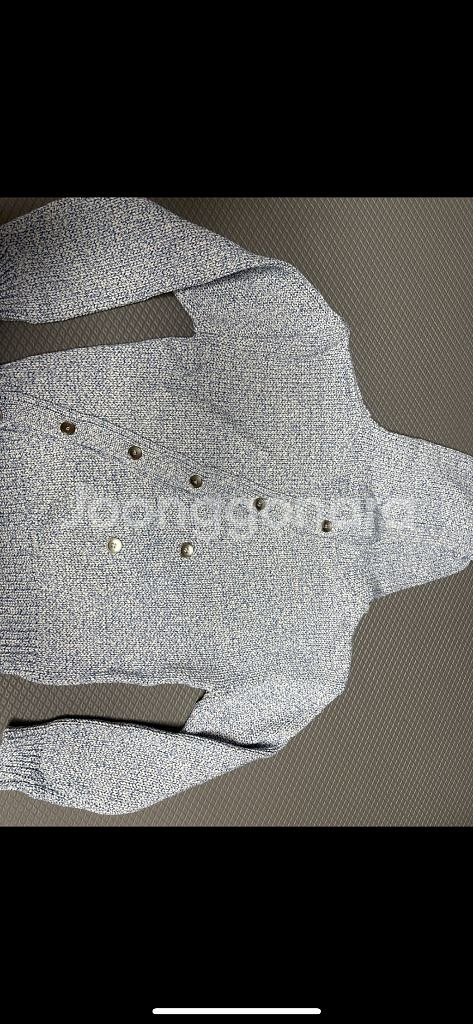 와이이이엘 diagonal hooded 가디건--3