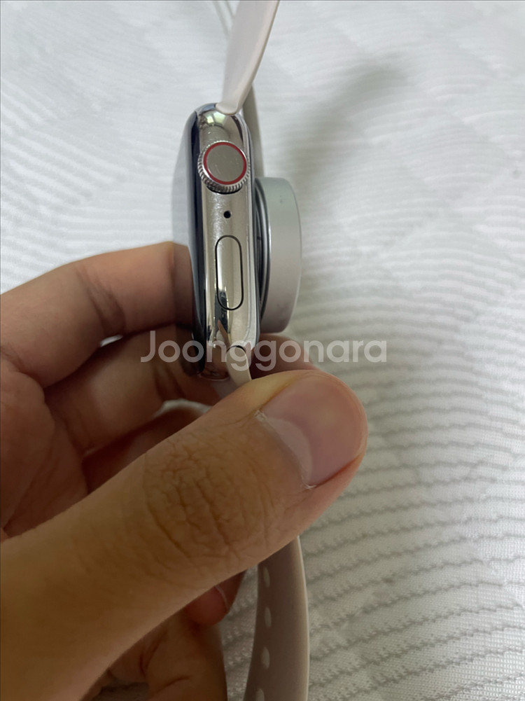 애플워치6 스테인리스 44mm 셀룰러--1