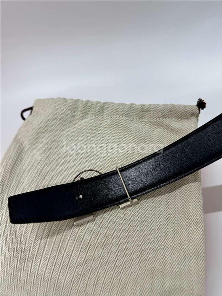 [풀구성]에르메스 H 벨트 버클 리버시블 레더 스트랩--2