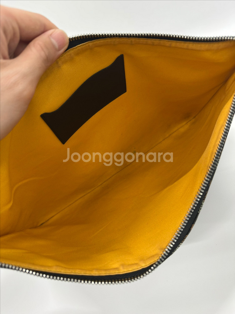 [MGM사이즈,키링포함]고야드 세나 클러치 블랙탄--4
