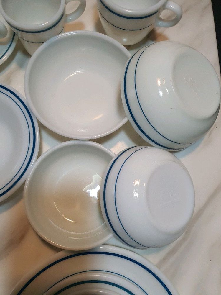 단종된 추억의 빈티지 파이렉스 블루밴드 개당값--4