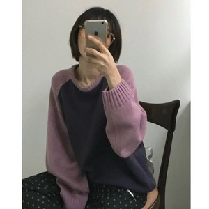 오버핏 나그랑 니트 빈티지