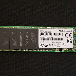 컴퓨터 저장장치 트랜센드 NVME SSD 1TB