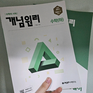 개념원리 수학(하) 답지포함