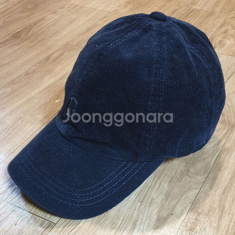 스파오 코듀로이 볼캡 네이비 야구 모자--0