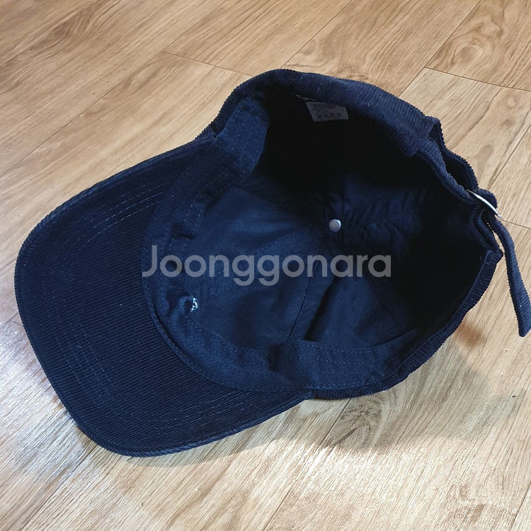 스파오 코듀로이 볼캡 네이비 야구 모자--1