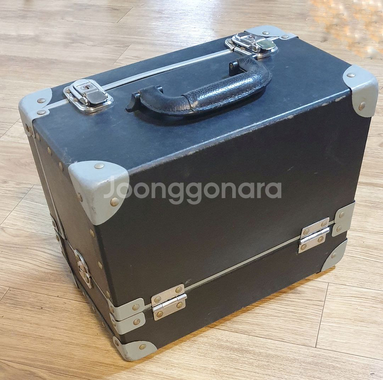 빈티지 전문가용 메이크업 정리함 / 화장품 도구 브러쉬--6