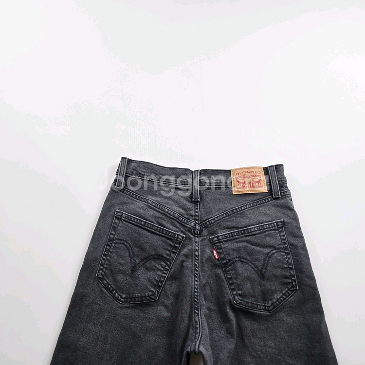 리바이스 청바지 흑청 스판 사이즈27 R1621--1