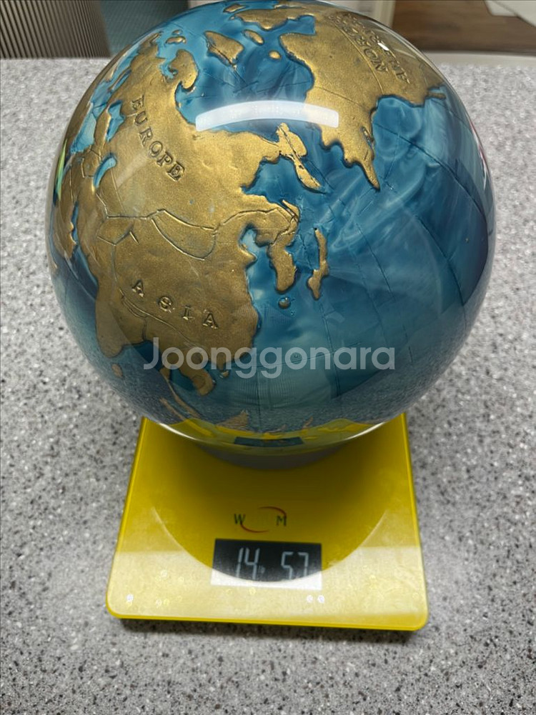 지구본 투명볼 비즈볼 클리어볼 하드볼 스페어볼 볼링공--0