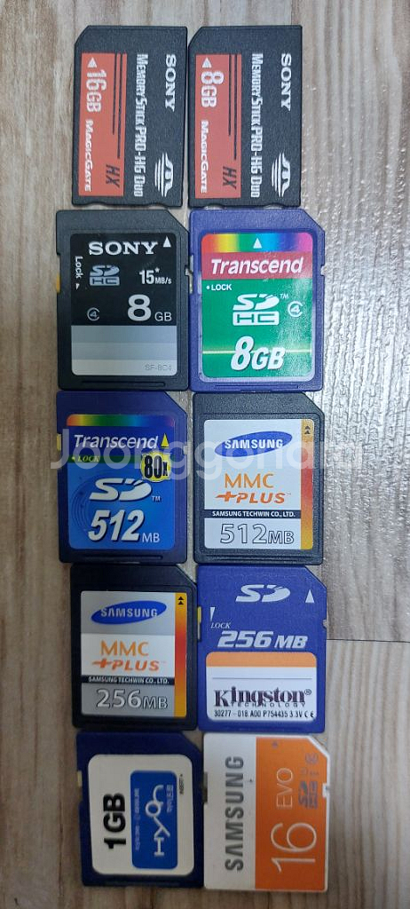 SD카드 SDCARD 메모리스틱 CF 후지--0