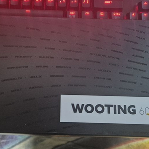 Wooting 우팅 60HE 팝니다. 이미지