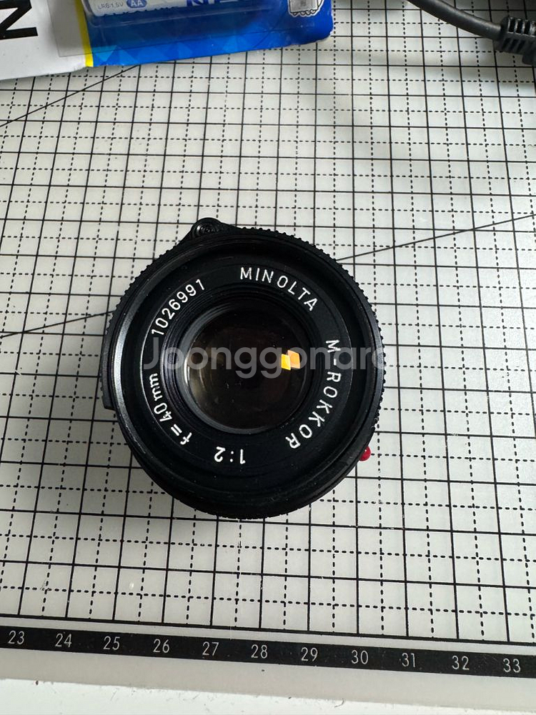 미놀타 M-Rokkor 40mm f/2 렌즈--0