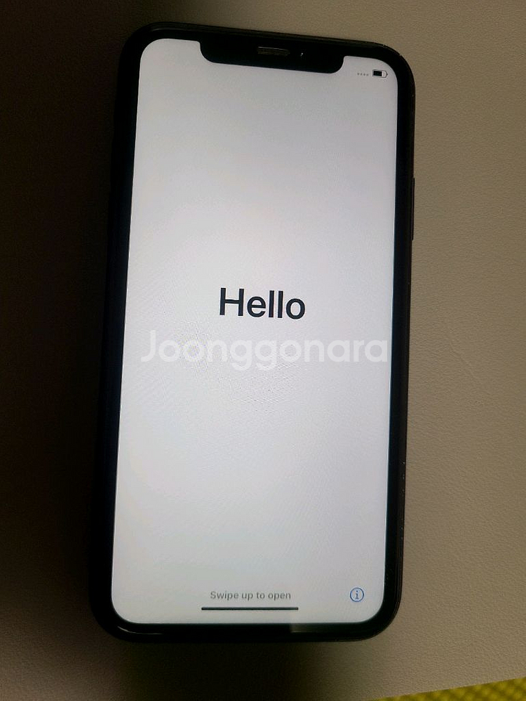 아이폰 XR 블랙 128GB 배터리 91% 충전기 포함--0