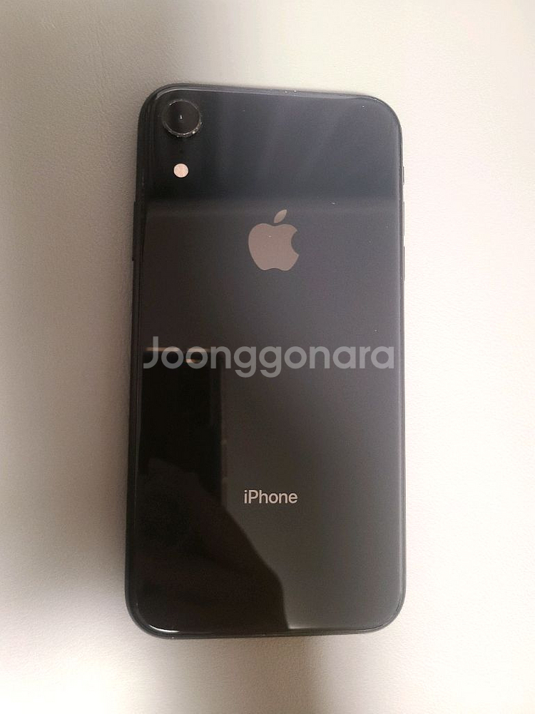 아이폰 XR 블랙 128GB 배터리 91% 충전기 포함--1