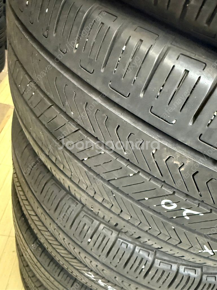 255/45/20 콘티넨탈 중고 타이어 4개 세트--2
