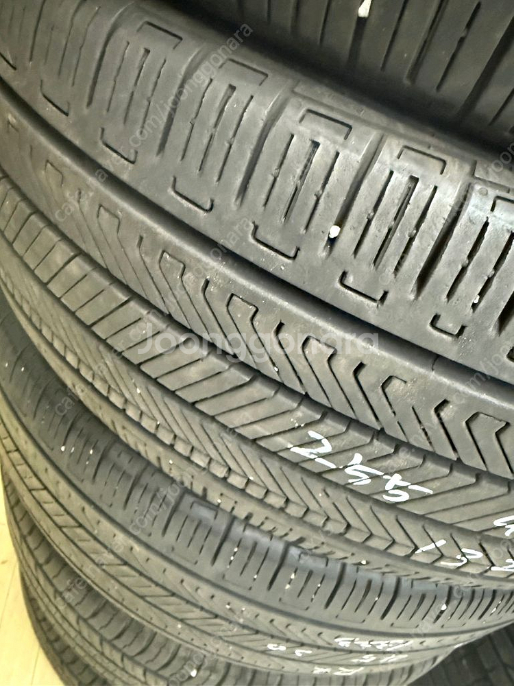 255/45/20 콘티넨탈 중고 타이어 4개 세트--3