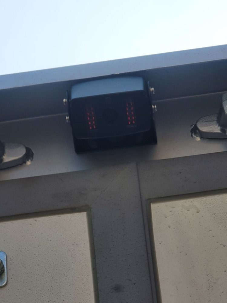 1톤 탑차, 화물차 룸미러 후방카메라 설치(블랙박 이미지