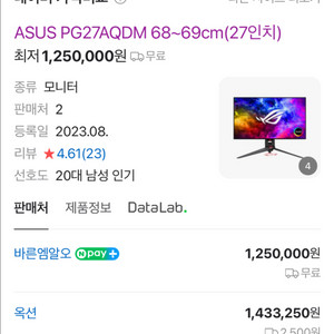 ASUS ROG Swift OLED PG27AQDM