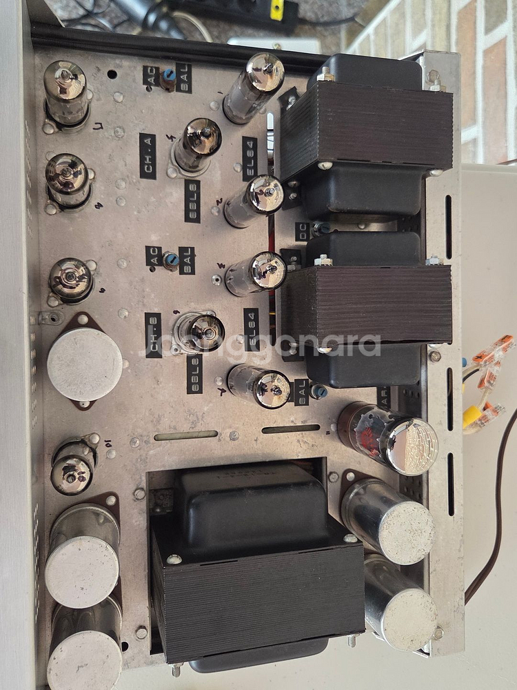 SCOTT 299A mk2 EL84 앰프 텔레푼켄풀셋--5