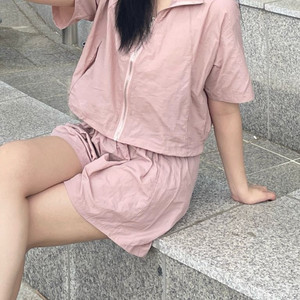 여름 바람막이 트레이닝 반팔 반바지 세트