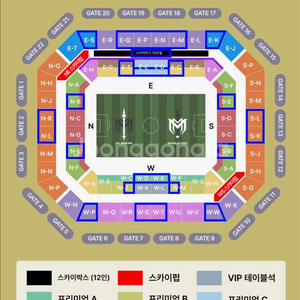 아이콘매치 DAY2 VIP 테이블석 W-L 4연석