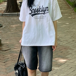 바람막이 나일론 스트링 반팔티