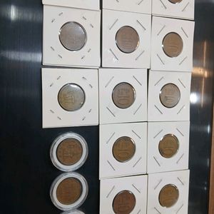 한국은행발행.1966년10원동전16개