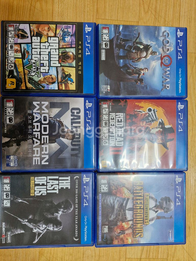 PS4 게임팩 6종--0