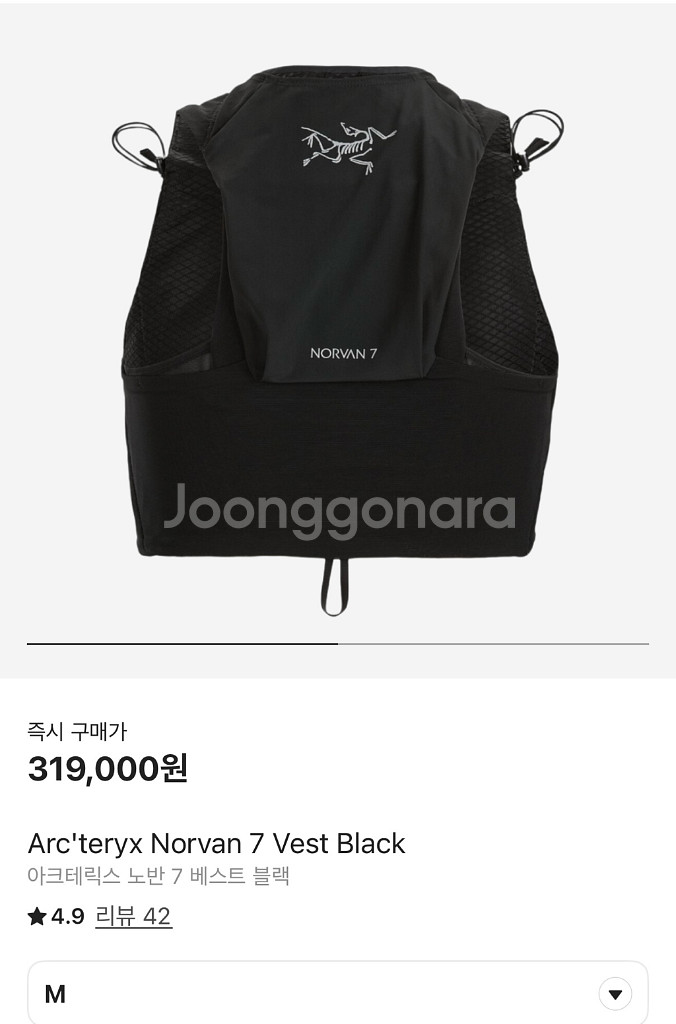 아크테릭스 노반7 베스트 블랙--0