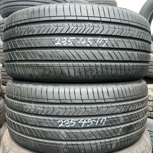 235 45 17금호중고타이어2개2354517