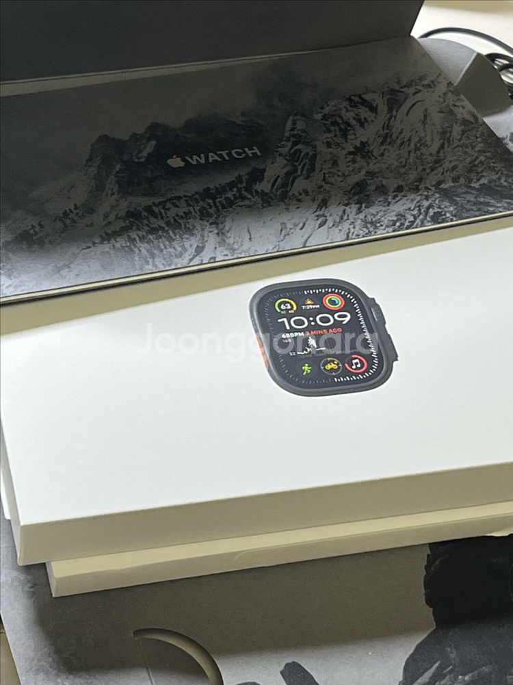 애플워치 울트라2 티타늄 49mm 블랙 풀박--0