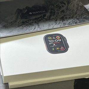 애플워치 울트라2 티타늄 49mm 블랙 풀박