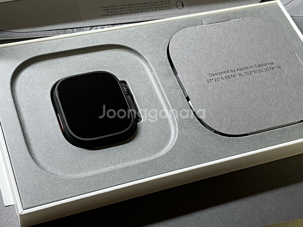 애플워치 울트라2 티타늄 49mm 블랙 풀박--3