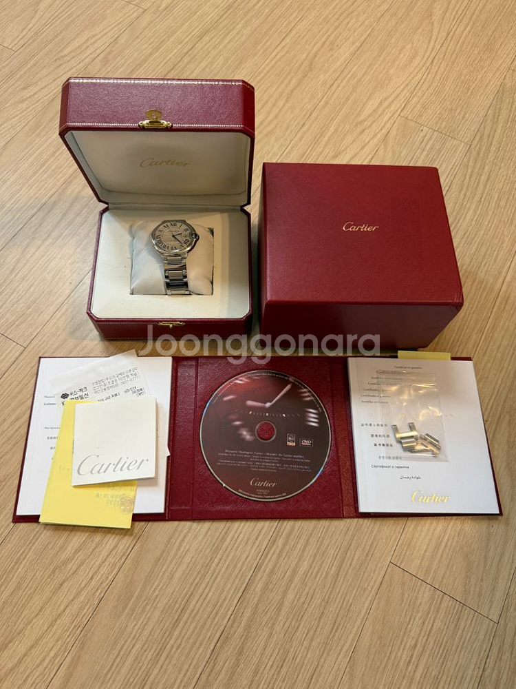 까르띠에 발롱블루 42MM 정품 팝니다--0