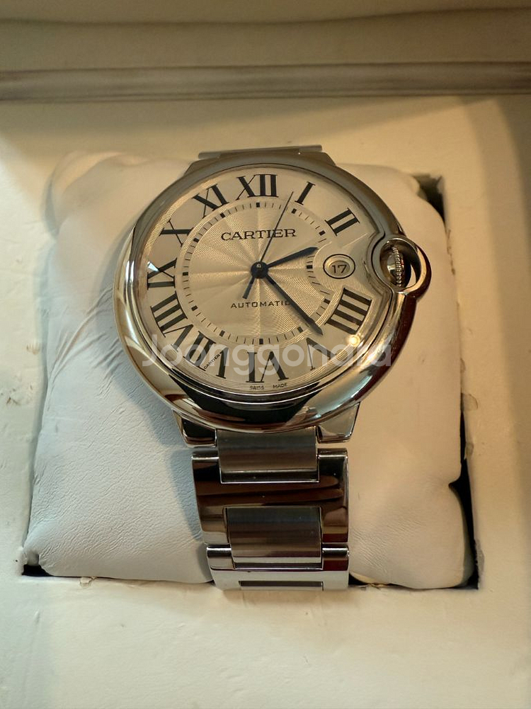 까르띠에 발롱블루 42MM 정품 팝니다--1