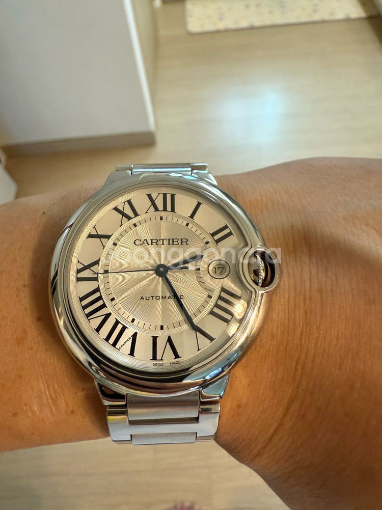 까르띠에 발롱블루 42MM 정품 팝니다--4