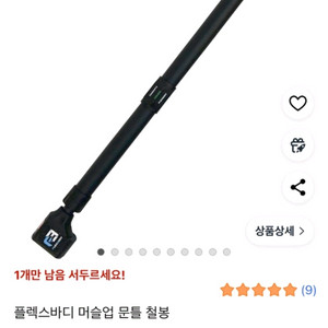 플렉스바디 문틀 장축 철봉 새상품
