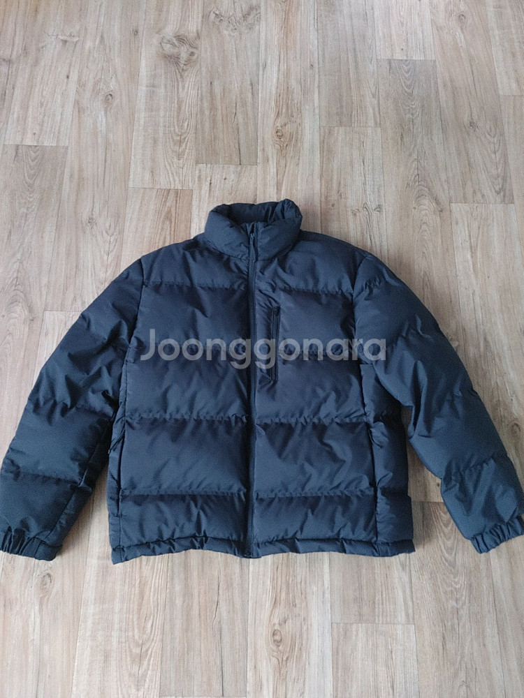 H&M 블랙 패딩 남성 M 발수기능 바람막이점퍼자켓--0