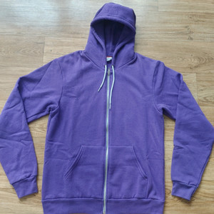 아메리칸어패럴 후드집업 M Purple 남녀공용 후디