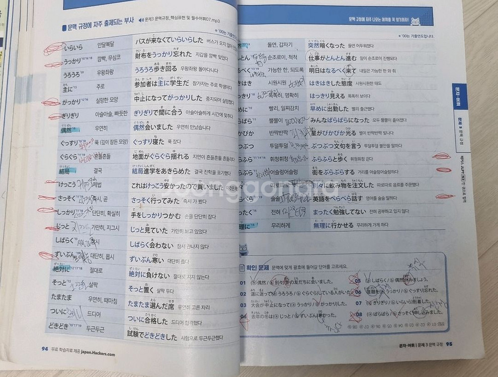 JLPT N3 교재모음 2025응시 합격인증가능--6