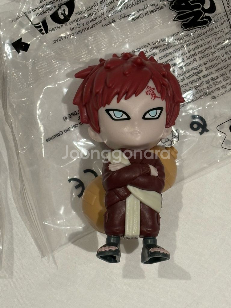 가아라 버거킹 해피밀 나루토 콜라보 피규어 키링 넨도--1