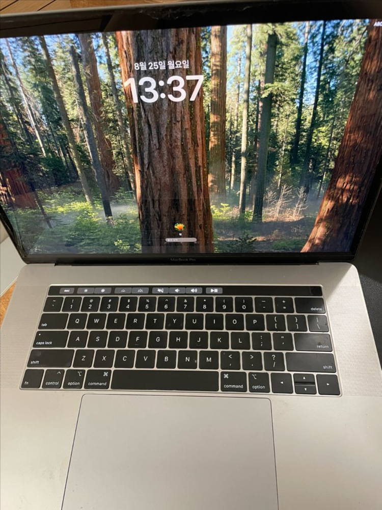 맥북프로 15인치 2018년형 판매합니다. 이미지