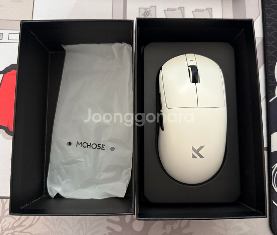 MCHOSE A7 Ultra 화이트 무선게이밍마우스--0