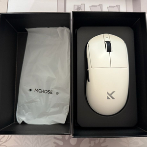 MCHOSE A7 Ultra 화이트 무선게이밍마우스